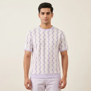 Men's D&G Geometric Pattern T-Shirt