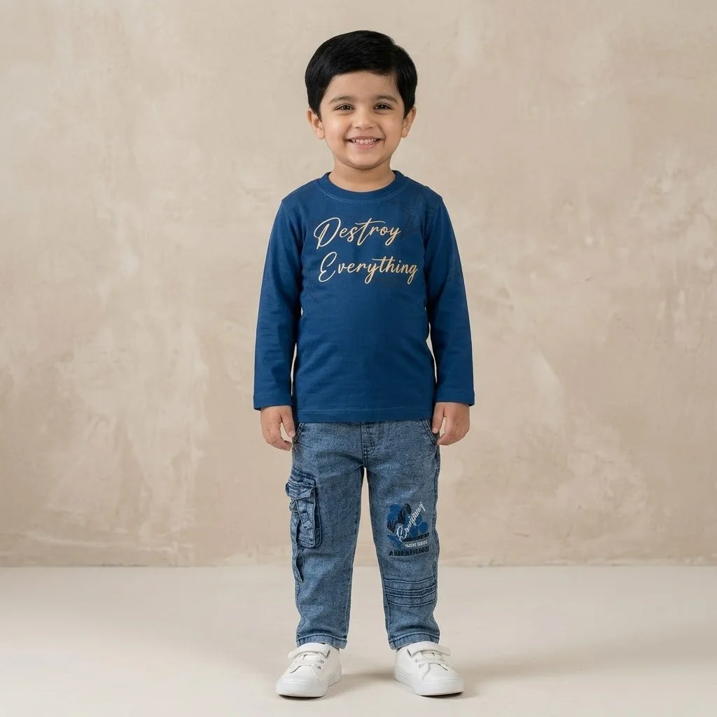 Boys blue graphic outfit Boys blue graphic outfit