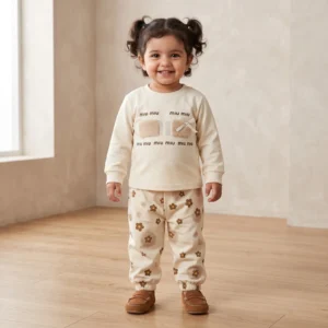 Kids Miu Miu Printed Summer Suit